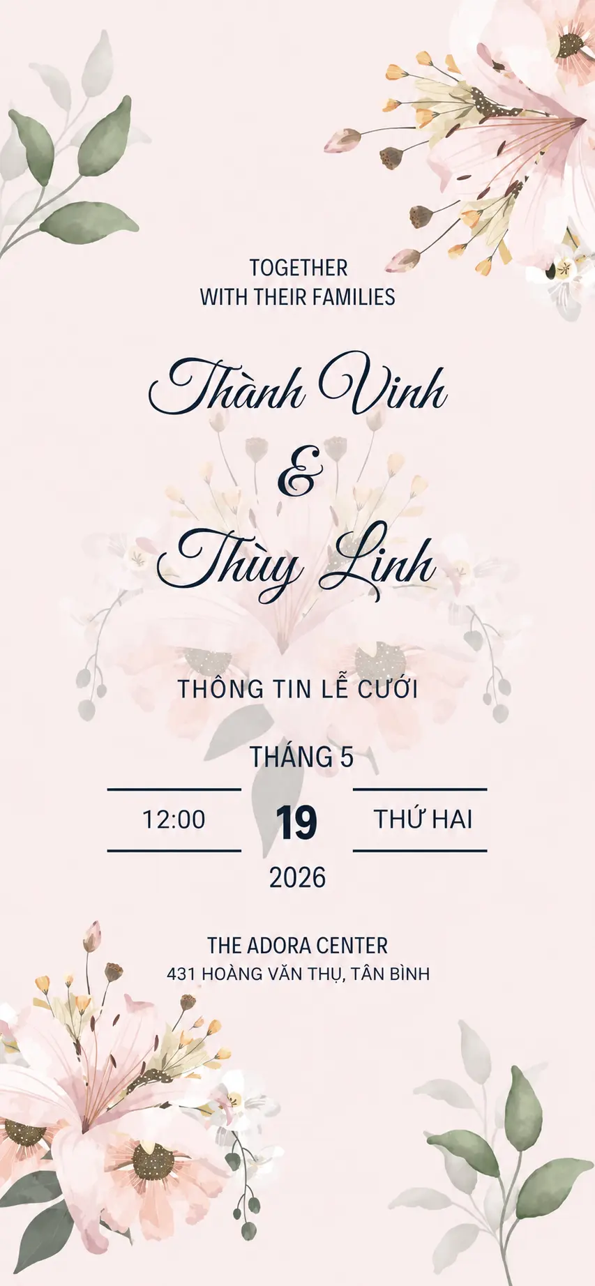 Wedding invitation template screenshot 2
